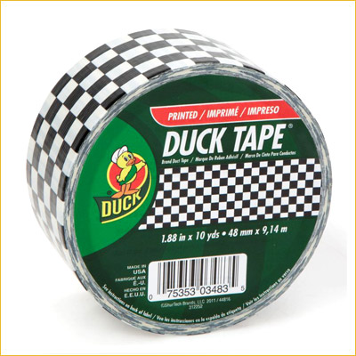 Duck 48mmx10y Checkered BK/WH (PACK)     